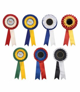 7418 - Coccarda da Premiazione Bicolore Grande