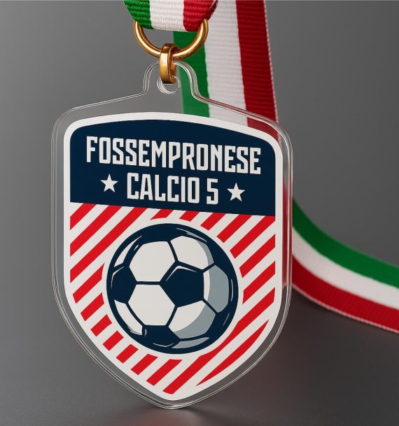 medaglia plexiglass scudetto