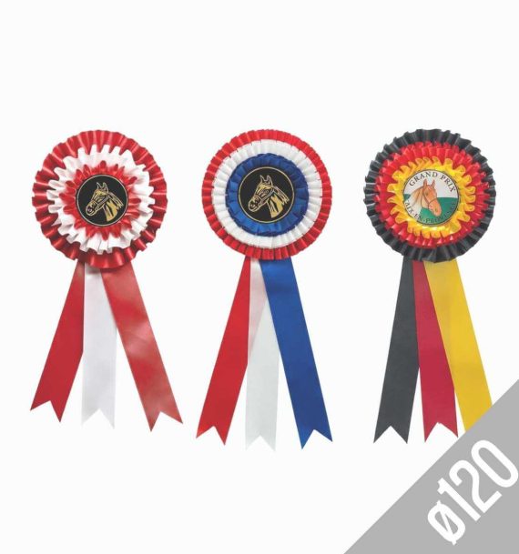 Coccarda Tricolore Grande Personalizzabile